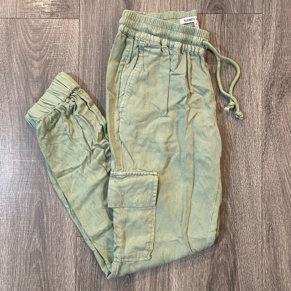 SAGE GREEN JOGGERS - EUC